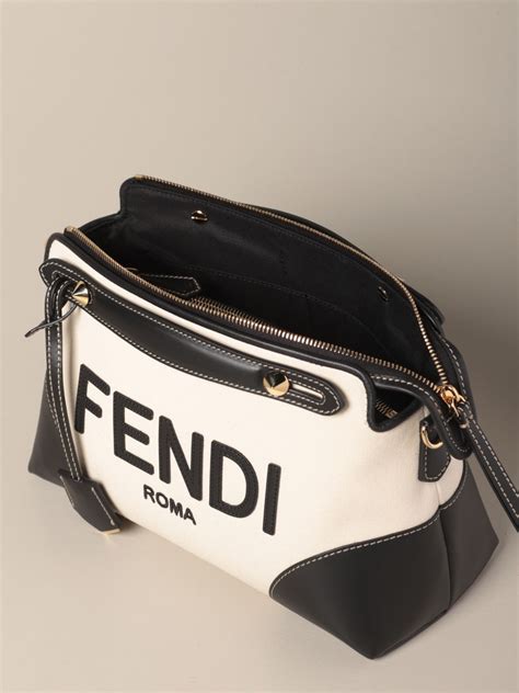 white fendi roma bag|fendi roma crossbody bag.